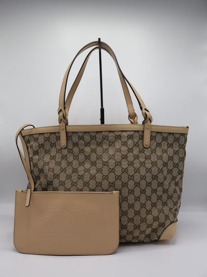 GUCCI CRAFT CANVAS TOTE