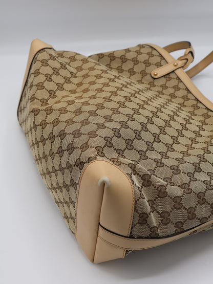 GUCCI CRAFT CANVAS TOTE