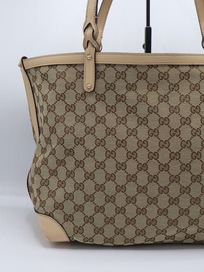 GUCCI CRAFT CANVAS TOTE