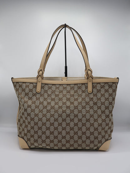 GUCCI CRAFT CANVAS TOTE