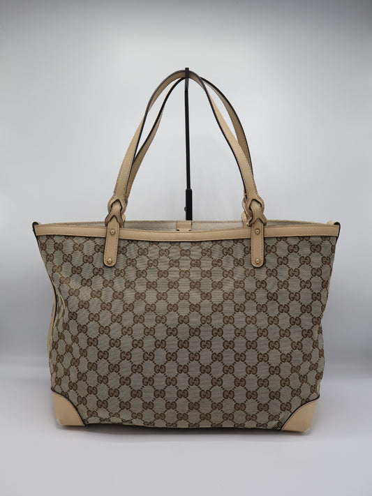 GUCCI CRAFT CANVAS TOTE
