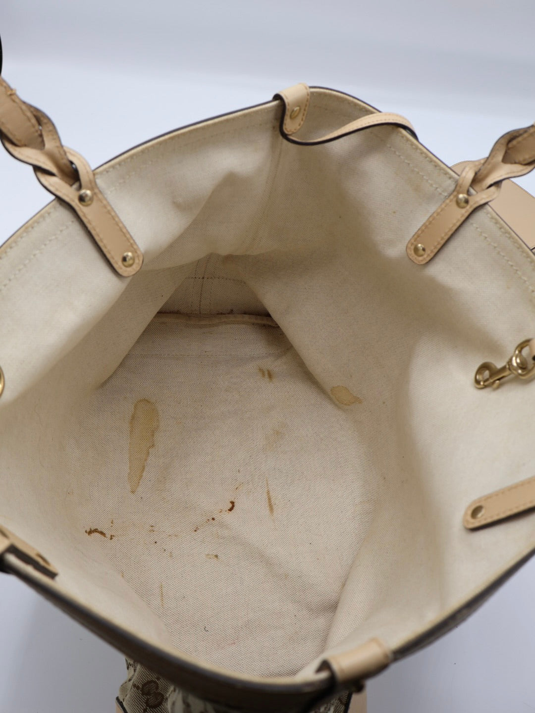 GUCCI CRAFT CANVAS TOTE