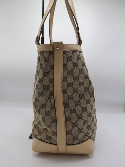 GUCCI CRAFT CANVAS TOTE