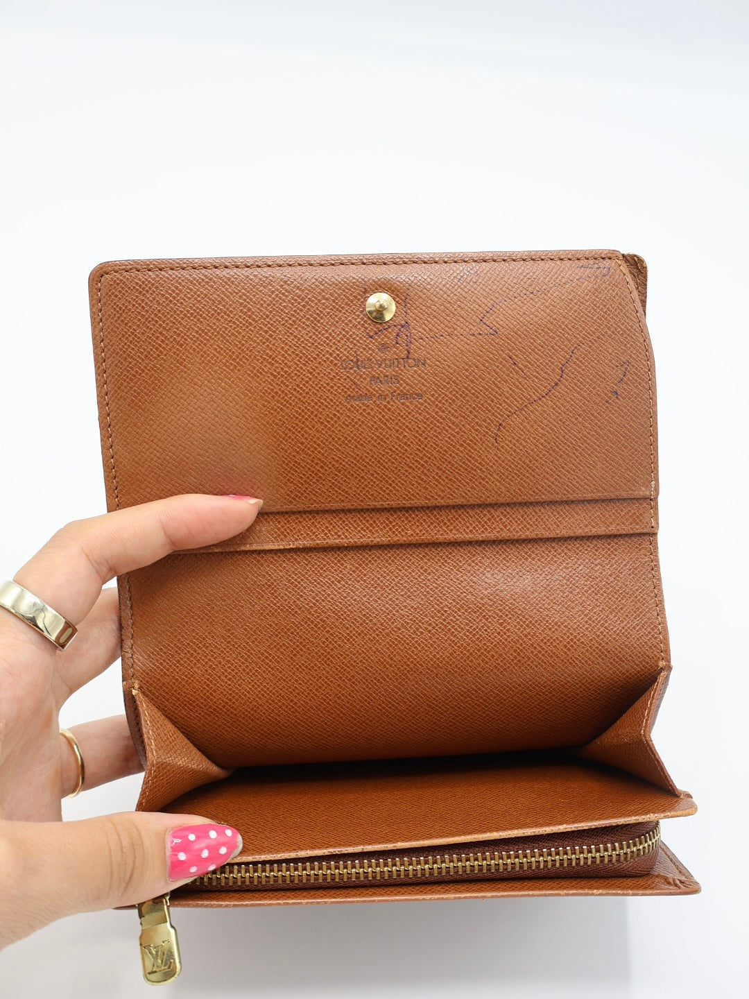 LOUIS VUITTON PORTEMONNEE GROOT