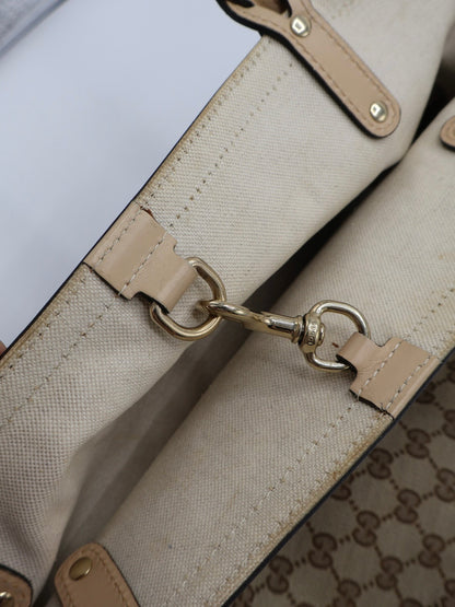 GUCCI CRAFT CANVAS TOTE