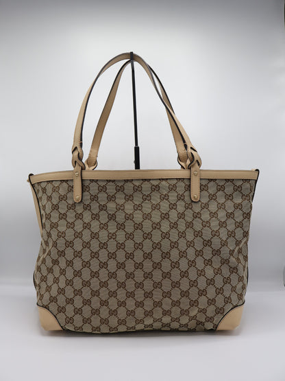 GUCCI CRAFT CANVAS TOTE