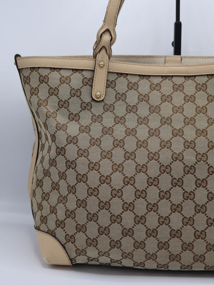 GUCCI CRAFT CANVAS TOTE