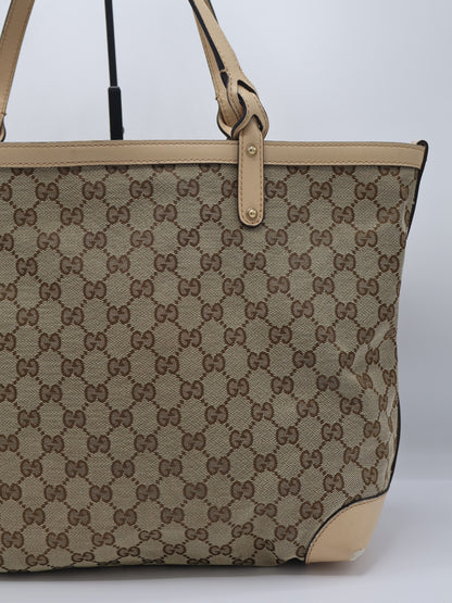 GUCCI CRAFT CANVAS TOTE