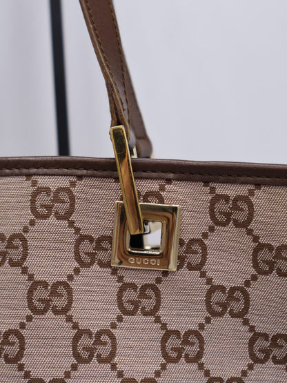 GUCCI CANVAS TOTE BAG