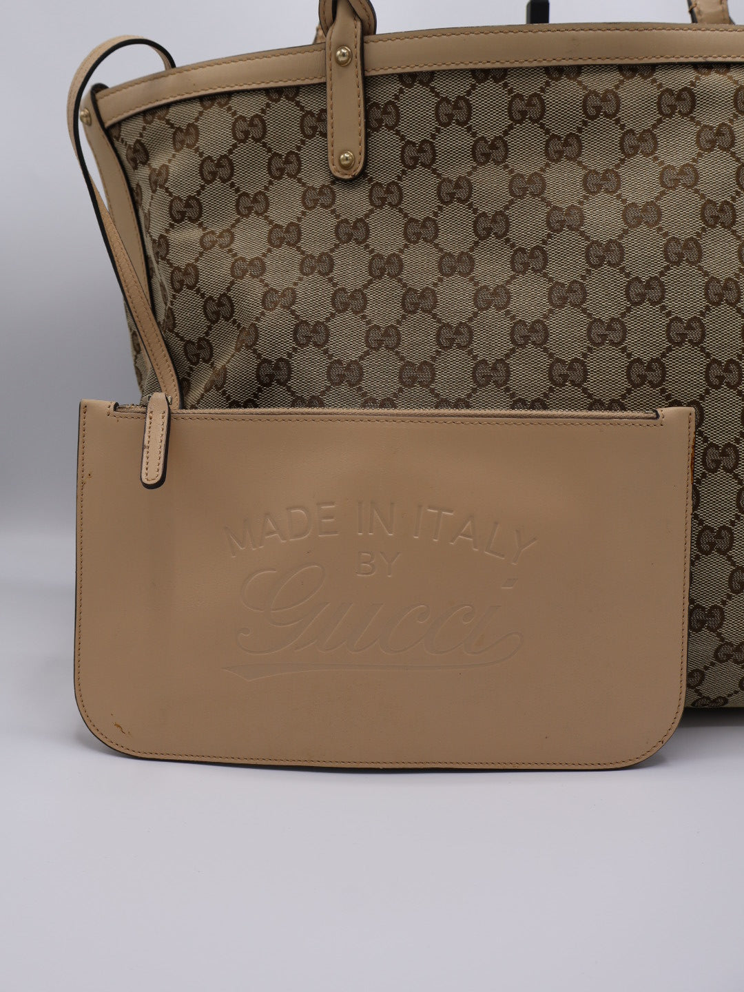 GUCCI CRAFT CANVAS TOTE
