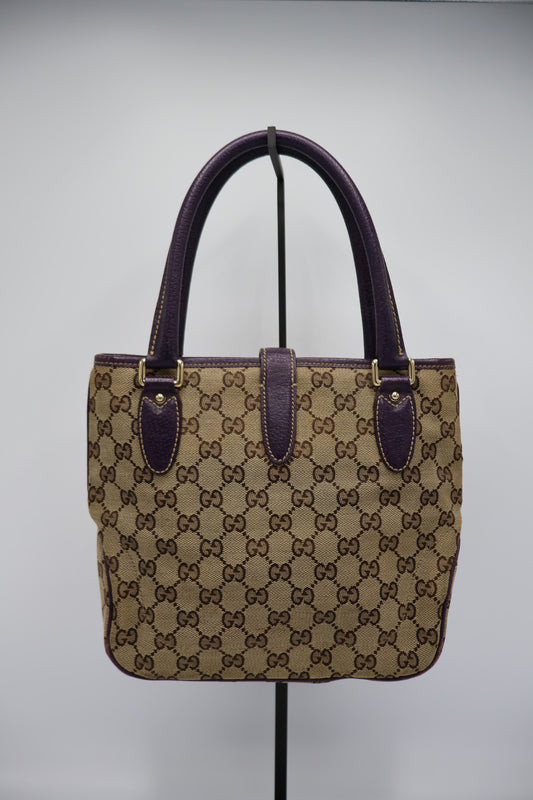 GUCCI CANVAS SMALL TOTE